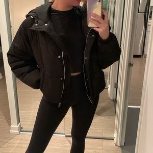 Zara Bomber Style Puffer Coat